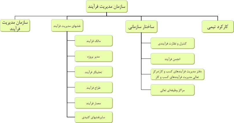 سازمان مديريت فرآيند-Process Management Organization